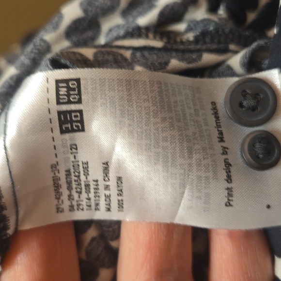 Marimekko For Uniqlo Rayon Jumpsuit Sz L - Picture 7 of 7